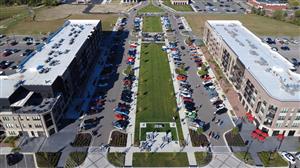Cars and Coffee drone pic
