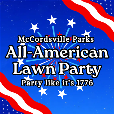 McCordsville Parks All-American Lawn Party Logo